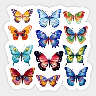Butterflies01 Sticker